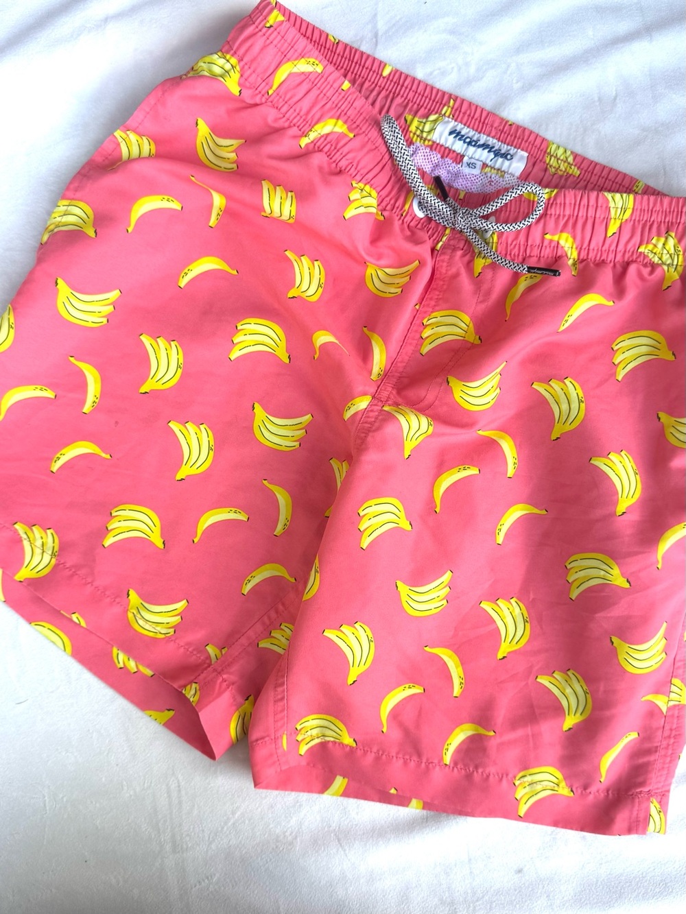 Maamjic Banana Print Swim Shorts Size XS